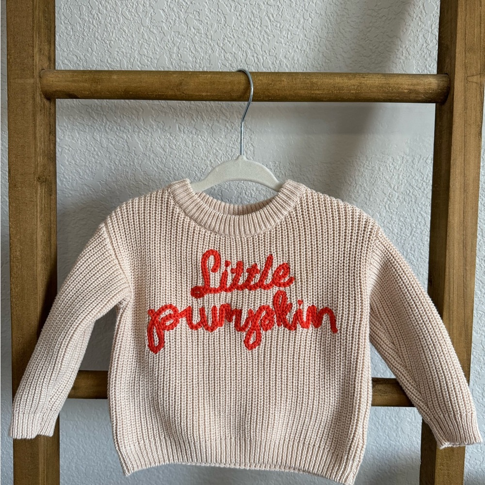 Knit Sweater Little Pumpkin